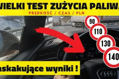 Samochód terenowy który jedzie autostradą: ile naprawdę spala paliwa?