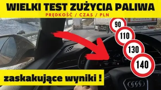 Samochód terenowy który jedzie autostradą: ile naprawdę spala paliwa?